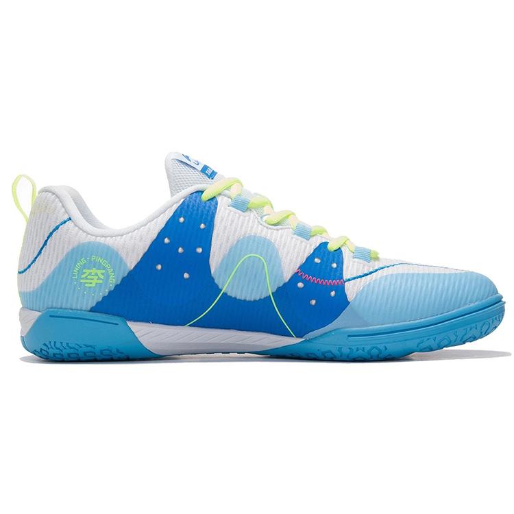 Li Ning Кроссовки для тренировок с накладками, низкие, унисекс, Бело-синие APPR017-1