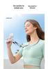 Rechargeable Handheld Neck-Hanging Mini Fan with Semiconductor Cooling and Long Battery Life
