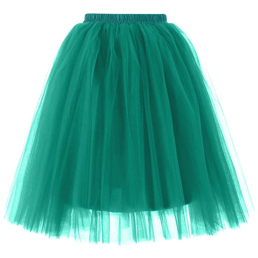 Женская модная однотонная юбка-полусолнце, юбка-фонарик для вечеринки, юбка-фонарик из пятислойной сетки