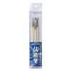 GodHand Shinfude Sennin Brush Set of 4 (Short Brush, Long Brush, Sail Brush, Dry Brush) GH-BRSP-SN-SET Painting Brushes for Plastic Model Painting, Wh