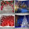 Christmas Party Christmas Decoration Print Pattern Tapestry Home Living Room Bedroom Dormitory Background Decoration Tapestry