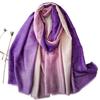 180*88cm Gradient Color Gold Foil Wrap Scarfs for Women Fashion Hijab Shimmer Sparkle Womens Scarves Bling Bling Shawls Cotton Feeling Shawl Scarf