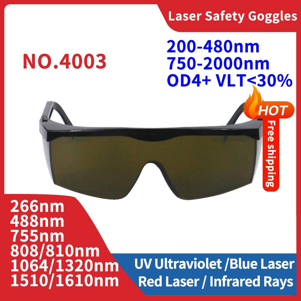 Лазерные защитные очки для глаз, маленькие защитные очки, защита от ультрафиолетового излучения, очки для лазерной машины ND YAG, работа 1064 нм, инфракрасный 355 нм