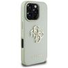 Etui do iPhone 16 Pro Max Guess Grained Big 4G Logo Zielone