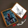 Anime Light Painting Photo Frame Spider Man LED Light Peter Benjamin Parker Glowing Cool Superhero Night Lamp for Bedroom Decor