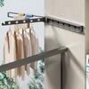 No Hole Invisible Drying Racks Pull Type Balcony Folding Drying Rack Clothing Drying Rack for Home