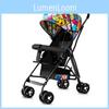 Baby Portable Stroller Sit Or Lie Down Folding Pushchair Adjustable Backrest
