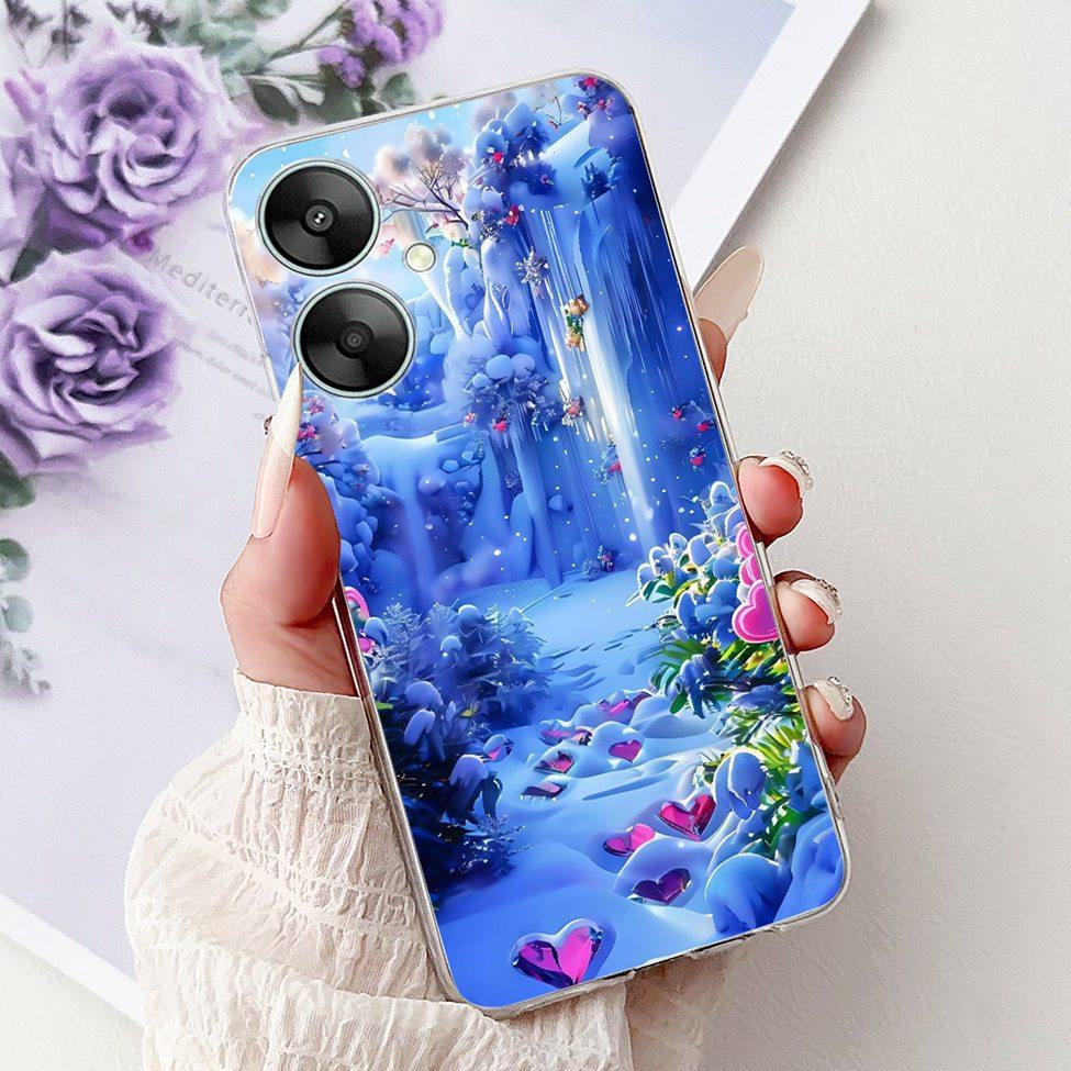 Clear Casing For Redmi 13C 13R 5G Cover For Redmi 13C 5G Case Luxury Butterfly Love Fashion Flowers Cool Cute Cartoon Painted