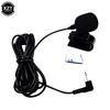 Car Radio Microphone Mic 2.5mm Mono Elbow Jack Car GPS Bluetooth-compatible Navigator Microphone External Amplifier Microphone