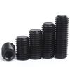 Pack of 20 Hex Socket Set Screws, M3 Black, Enameled Set Screws (M3*5)