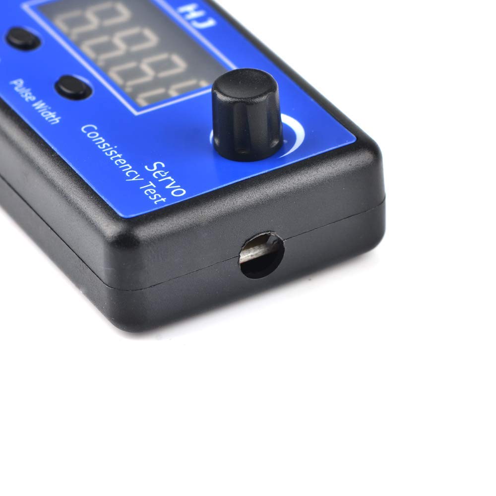 WINGONEER Digital Servo Tester, ESC Consistency Tester with Motor Throttle Display for RC Helicopter Airplanes