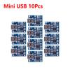 10-1PCS TP4056 Type-c/Micro/Mini USB 5V 1A 18650 Lithium Battery Charger Module Charging Board With Protection Dual Functions 1A