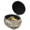 Music Box Embossed Alloy Metal Music Box with Movement You Are My 18-valve Gold-plated (oval Shape, Song Sunshine)
