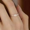 PAIGEFLYNN JEWELRY [925 Silver] Mu Pale Oval Open Ring
