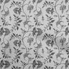Cotton Flex Gray Fabric Jacobean Floral Craft Projects Decor Fabric Printed By The Yard 40 Inch