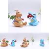 Adorable Pvc Plush Doll Featuring Sitting Charizard And Mini Gator Design