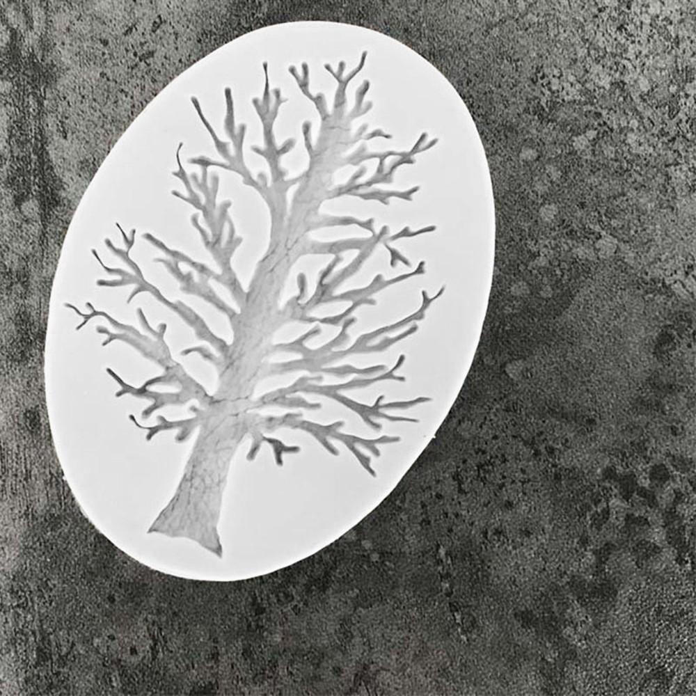 3D дерево силиконовая форма для помадки форма для выпечки шоколада и сахара