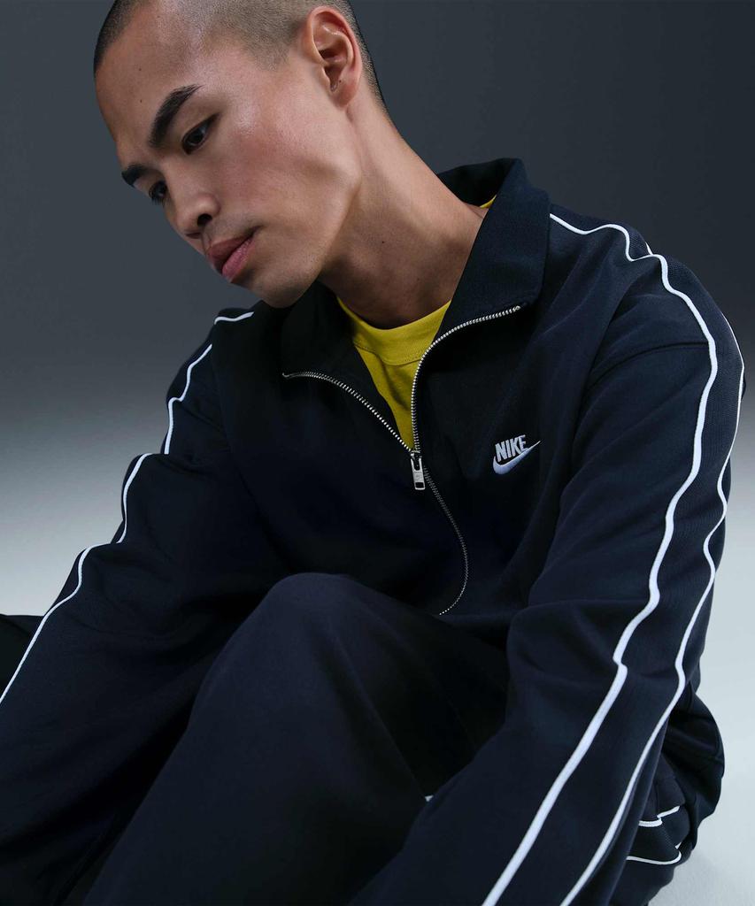 Nike Спортивный клубный объемный вязаный спортивный костюм M - Обсидиан:Белый / Hv1418-451