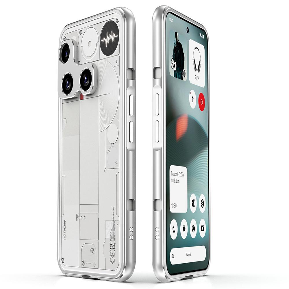 Ни за что Телефон (3) 5G Бампер Металлический Каркас Чехол для Телефона с Защитой Объектива Камеры