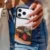 Чехол для телефона Красные Тракторы Автомобильный Для iPhone 17 Air 14 15 13 12 Max Чехол Для Apple 16e 11 Pro Max Plus Coque