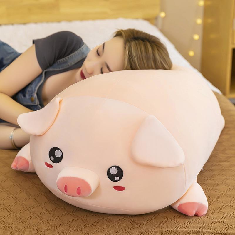 Подушка-игрушка в виде свиньи, плюшевая игрушка, милая кукла-свинка, супермягкая кукла, подушка для сна во время обеденного перерыва в офисе