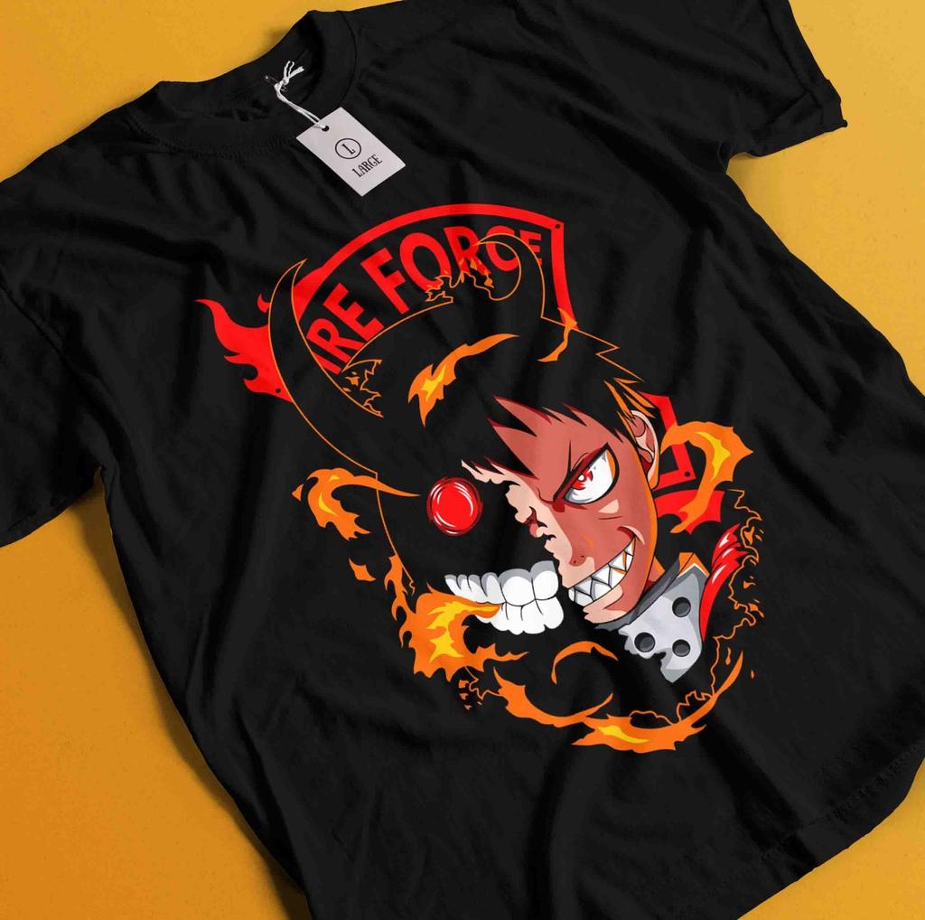 Fire Force Shirt Shinra Tshirt Benimaru T-Shirt Mens Womens Tees Top Maki Tee Arthur Tamaki Kotatsu
