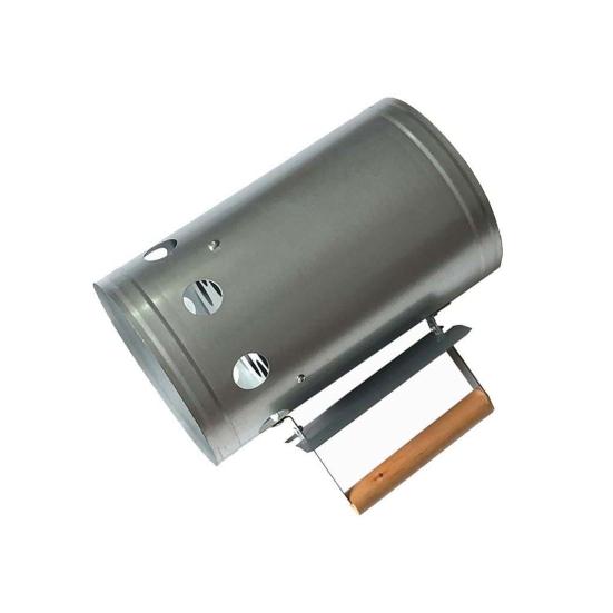 Стартер для розжига угля с деревянной ручкой, сверхпрочная стальная проволочная основа, стартер для розжига для угольного гриля и барбекю