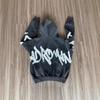 Унисекс Оверсайз Худи с Графическим Принтом Streetwear Свободный Крой Повседневный Свитшот