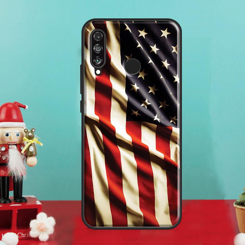 Чехол для Huawei Nova 7i 8i 11i 12i 12s 9 10 SE Y90 Y60 Y70 Y72 Y61 Y91 P30 P40 Lite P60 Pro с флагом США