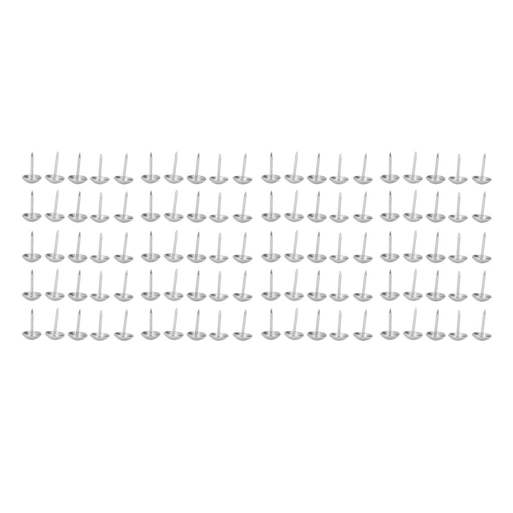 100 шт. Обивочные гвозди Мебельные Интерьерные Декоративные Гвозди Булавки Антикварные Крепежи Серебристые