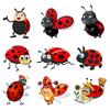 22044#For Ladybug Sticker On The Car Vinyl Decal Waterproof Decoration Car Stickers