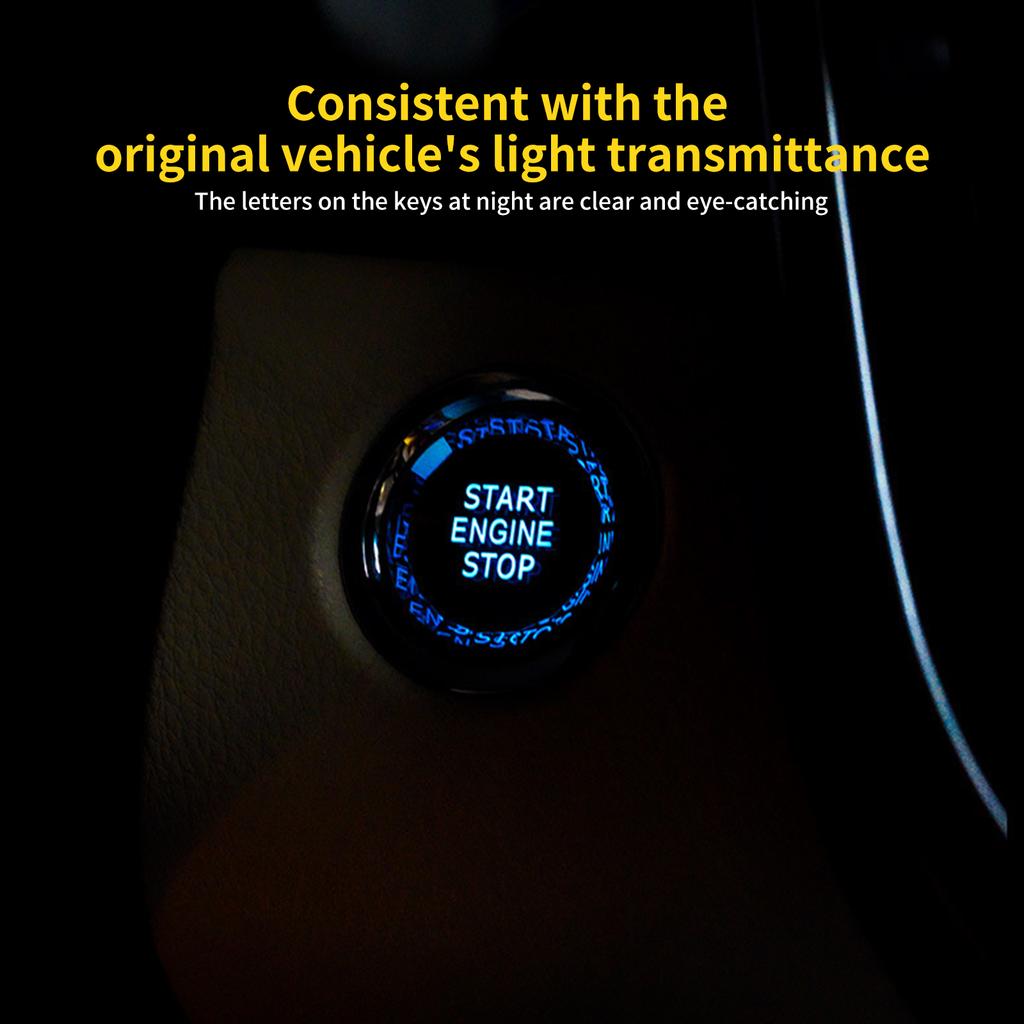 Для Toyota One-button Auto Start Crystal Button Cover Ignition Frame Автомобильные аксессуары для Camry RAV4 Chr Yaris Prius Cruiser