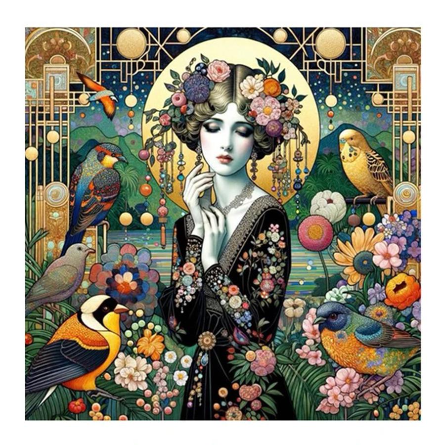 DIY 5D алмазная живопись Густав Климт поцелуй полная дрель Алмазная вышивка женщина и кошка Леопард Алмазная мозаика наборы для вышивки крестом