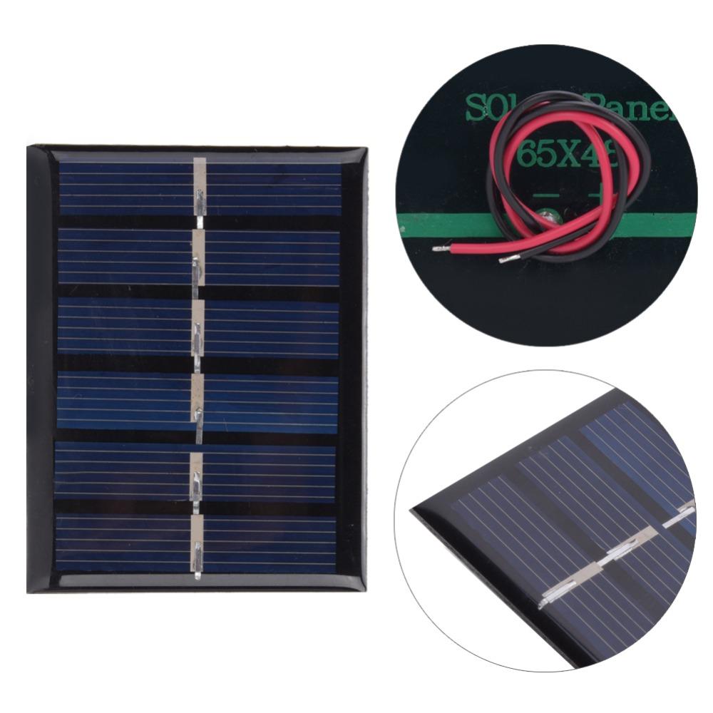 4 Pcs 65x48mm Solar Power Charging Panel Polycrystalline Silicon DIY Solar Panel  DIY Projects