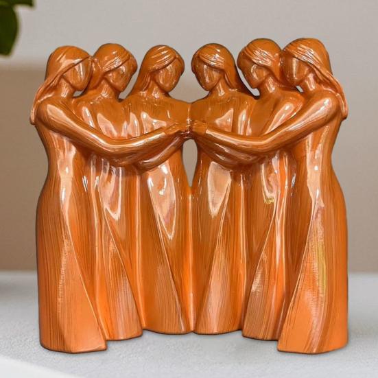 Статуэтка дружбы сестер Статуя женской дружбы Две/Три/Четыре/Пять/Шесть сестер Скульптура Подруги Лучшие друзья Подарки на день рождения Рождество