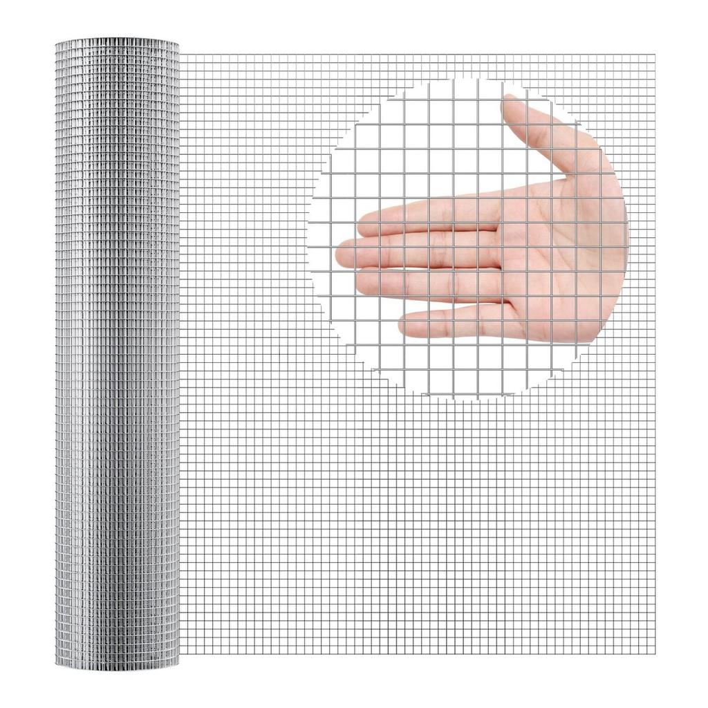 Hardware Cloth 1/2" 36in x 50ft 19 Ga Wire Mesh Roll Chicken Wire Fencing