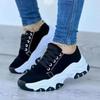 Fashion 2024 New Women Sneakers Fashion Platform Lace Up Casual Sports Shoes Comfortable Running Ladies Vulcanized Shoes Female Footwear