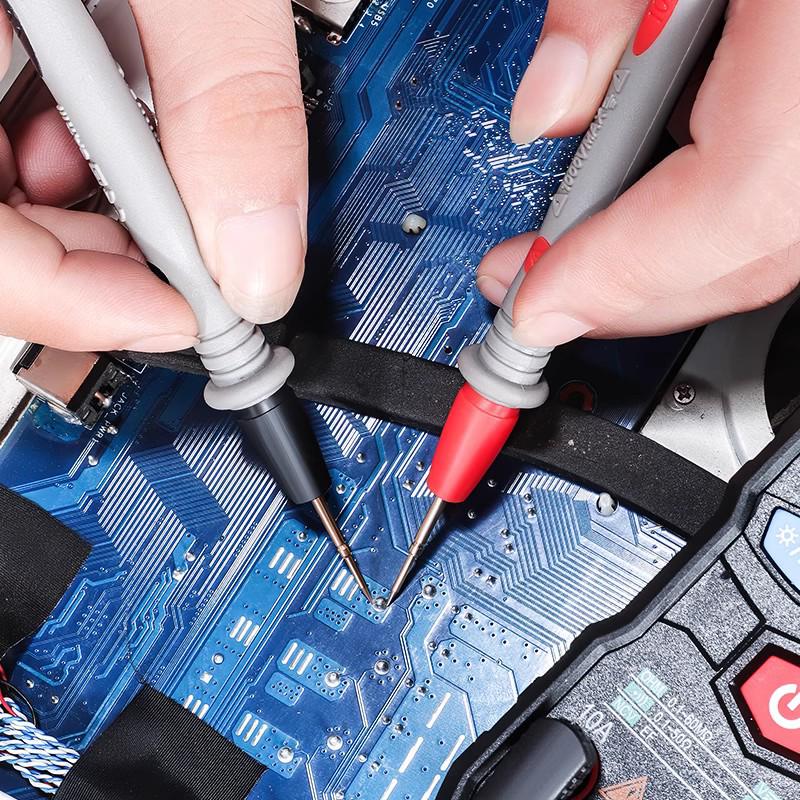 Высокоточные щупы для мультиметра с острыми наконечниками и силиконовыми проводами