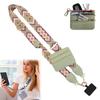 Phone Strap With Zippered Pouch Clip And Go Strap For Phone With Wallet Crossbody Phone Lanyard Crossbody For Women Gilrs