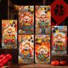 6pcs Traditional New Year Red Envelopes Hongbao 2025 Snake Year Red Pocket  Spring Festival Supplies