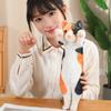 Кошка плюшевая подушка милый котенок мягкая игрушка для детей взрослых длинная