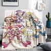 1Pc Magical DoReMi Print Flannel Blanket, High quality Comfortable for All Seasons, Home Decor, Warmth and Comfort, Perfect for Christmas Gifts