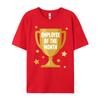 Employee Of The Month Black Graphic Tees Vintage T Shirts T Shirt for Men EU SIZE Casual