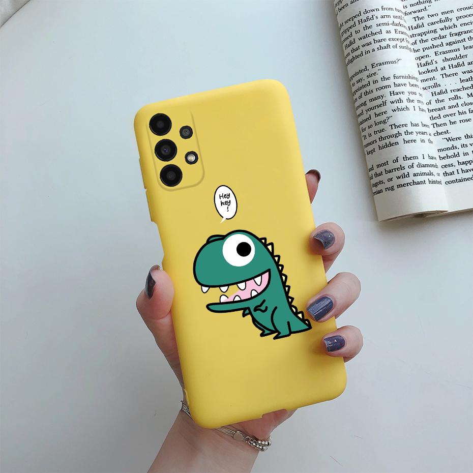 Чехол для Samsung A13 4G Милый мультяшный расписной чехол Силиконовый мягкий ТПУ Чехол для телефона Для Samsung Galaxy A13 A 13 A 03 A03 Core Fundas