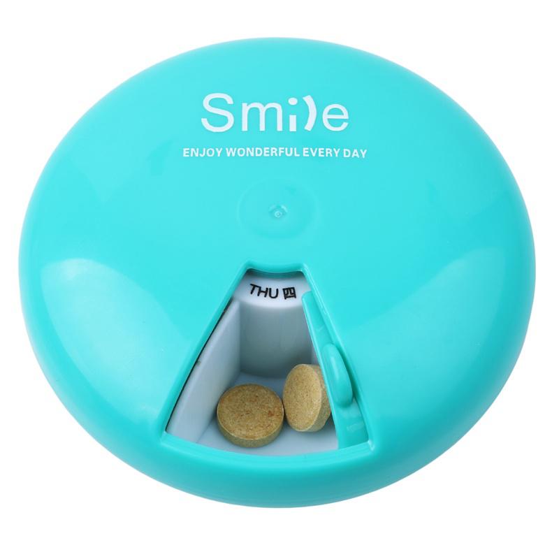 1 шт. 4 цвета 7 дней еженедельный органайзер для таблеток, лекарств, контейнер для хранения, кейс для таблеток ARI