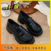 French Platform Small Leather Shoes Women's 2025 New Spring and Autumn Versatile British Style Single Shoes Retro Jk Uniform Mary Jane Shoes