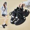 Ins Korean Version of the New Dad Shoes for Women's Spring Students Running Sports Thick-soled Heightening Casual Shoes FB9905