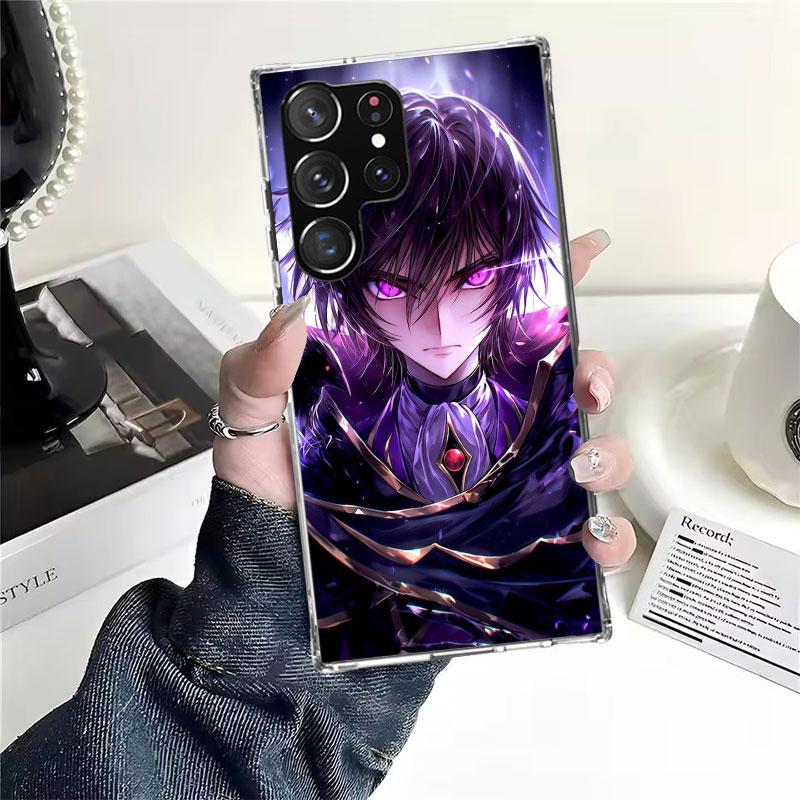 Мягкий чехол для телефона с аниме Code Geass для Samsung Galaxy S22 S23 S24 S25 Edge S26 Ultra S20 FE S21 Plus + Fundas Coque Galaxy S20 S21