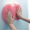 With Suction Cup Non-Slip Foot Massage Foot Scrubber Mat Bath Massage Back Rubbing 1PCS Silicone Bathing Tool Wash Body Exfoliating  Accessory
