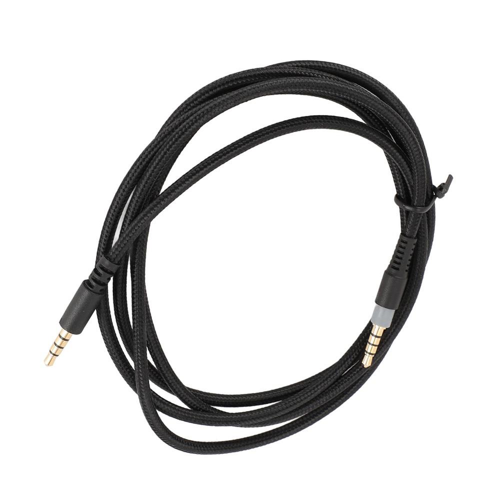 Gold Plated Plug Braided Headphone Cable for Cloud Alpha Cloud Mix Cloud Headset Sound Cable